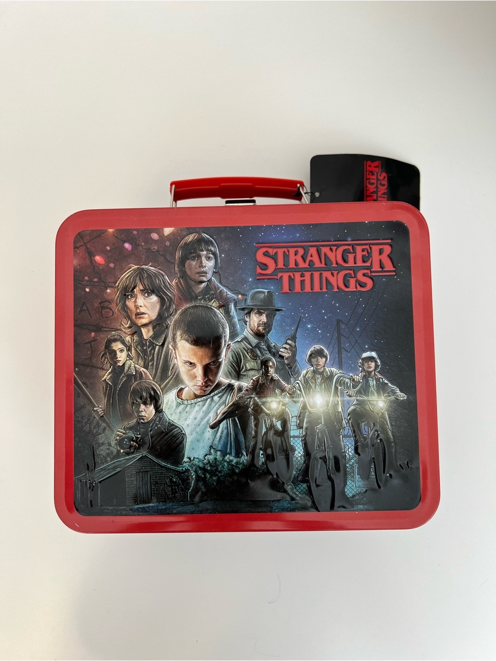 Stranger Things Red Metal Loungefly Netflix Lunchbox Limited Edition 2018